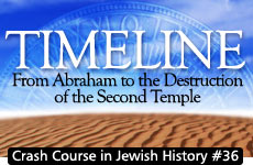 Crash Course in Jewish History Part 36: Timeline: From Abraham to the Destruction of the Temple